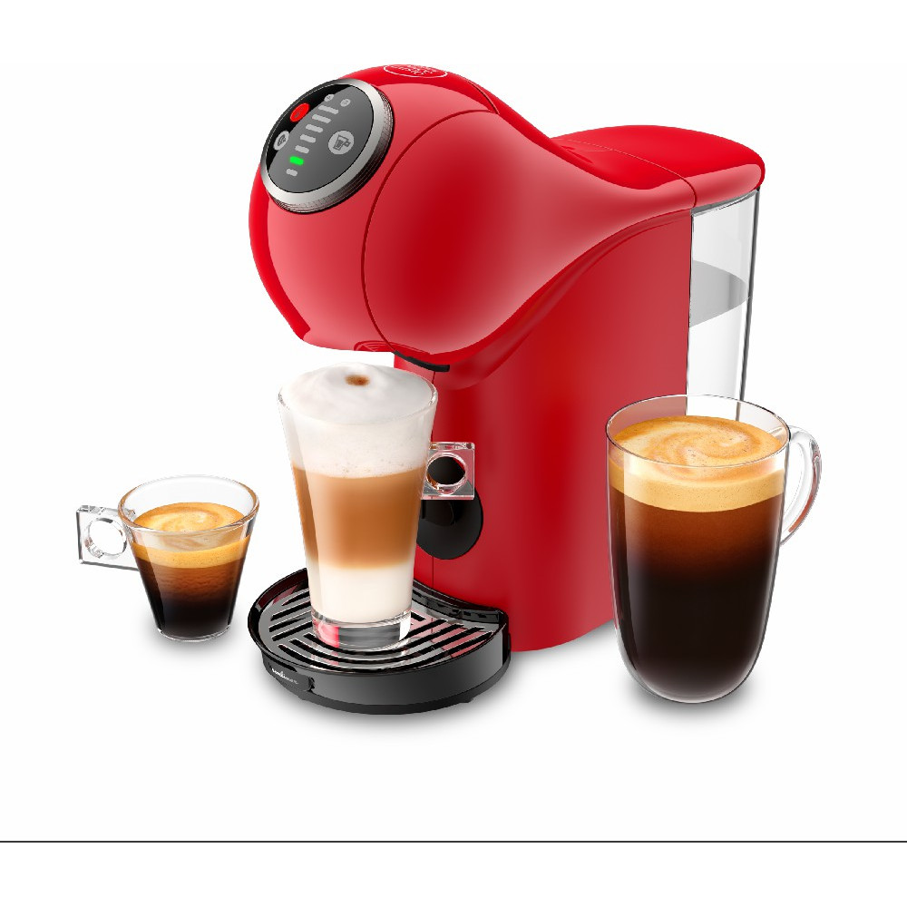 CAFETERA DOLCE GUSTO MOULINEX GENIO S PLUS ROJA ADAPTADOR