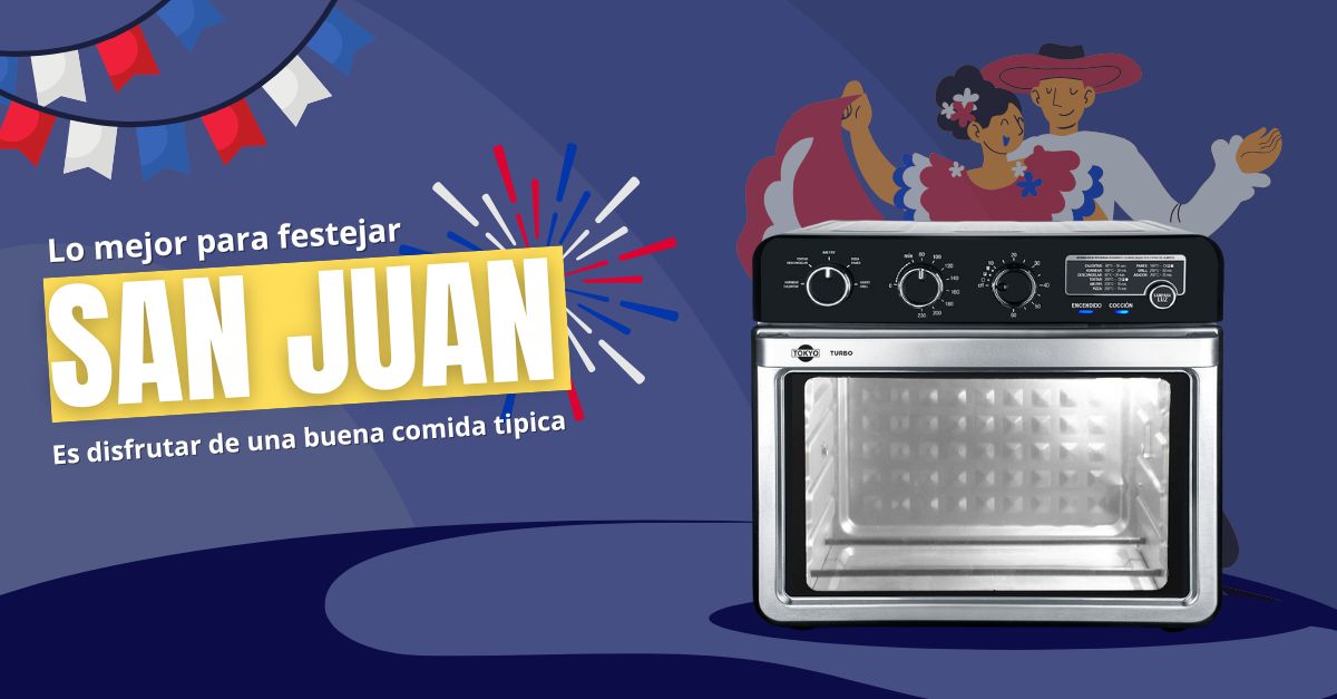 ¡San Juan en casa con tu Air Fryer Tokyo!