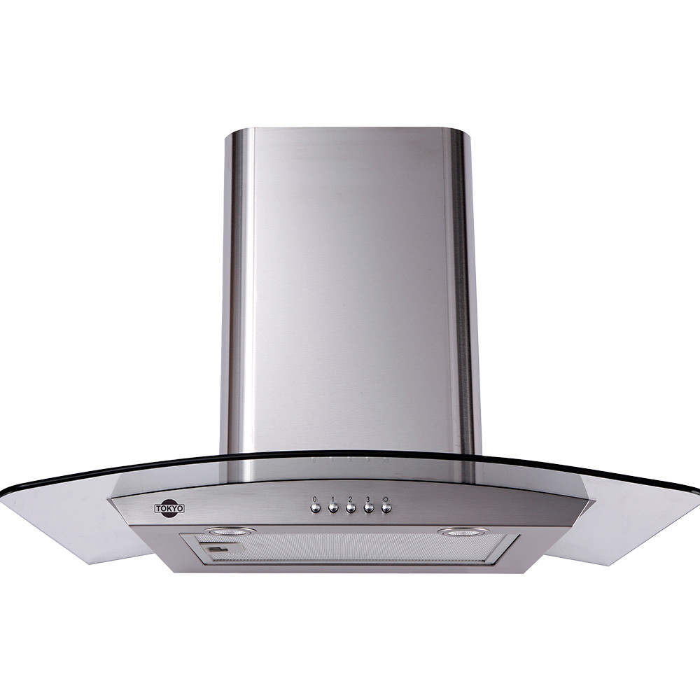CAMPANA VIDRIO CURVO INOX TOKYO CURVED60 4H- NGO