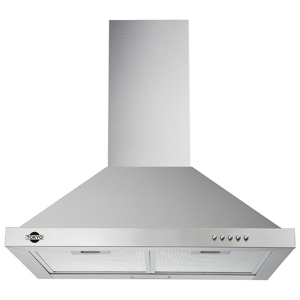 CAMPANA PIRAMIDAL TOKYO INOX DELUXE 4H  60CM C/CARB.ACT.- NGO