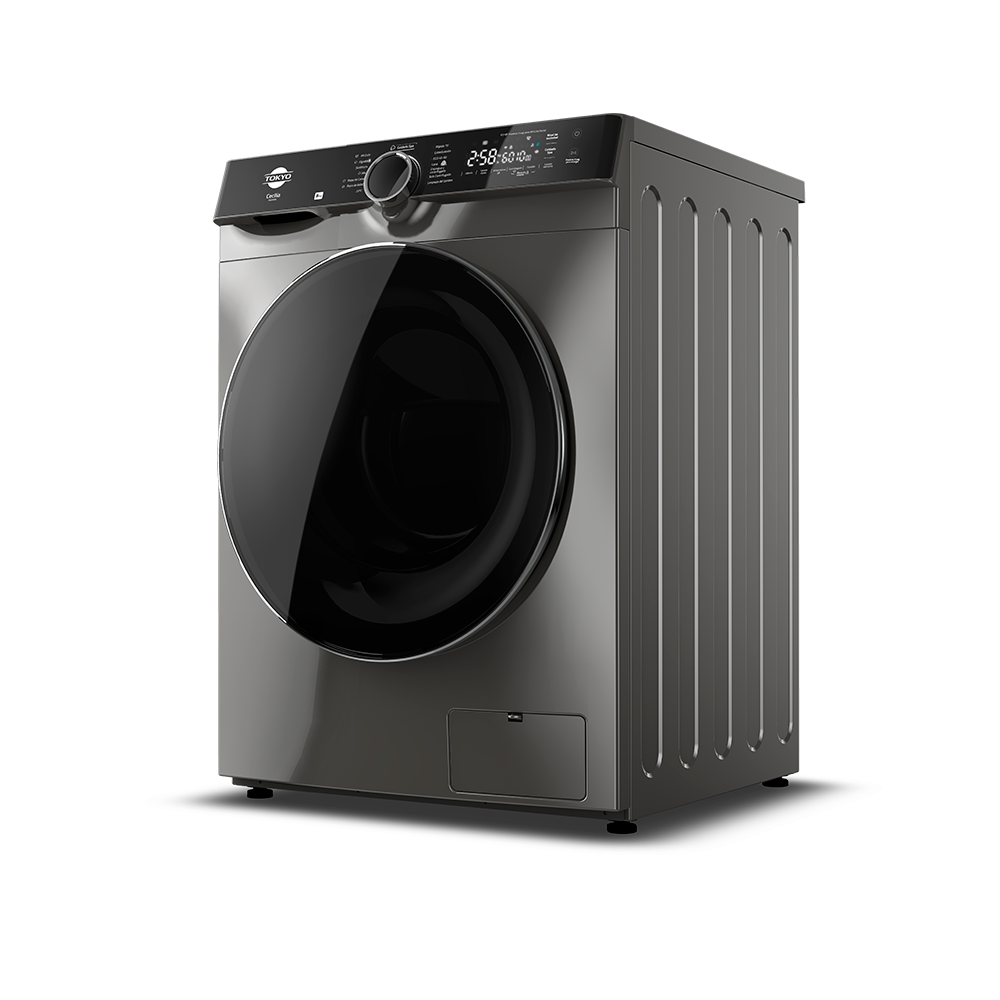 LAVARROPAS TOKYO CECILIA 8KG TOUCH INVERTER GRIS 1400RPM