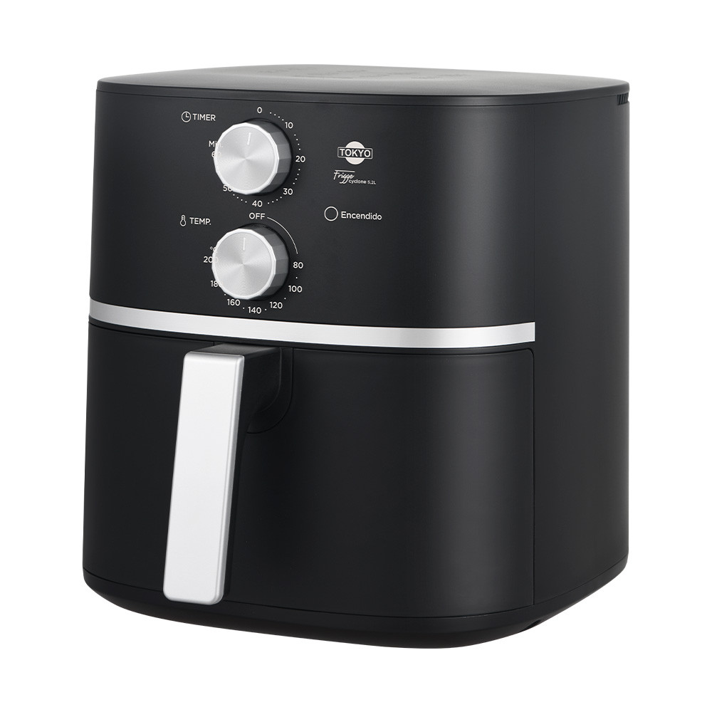 FREIDORA AIR FRYER TOKYO FRIGGE CYCLONE 5,2L 200°C ANTIADHERENTE TIMER 60 MIN