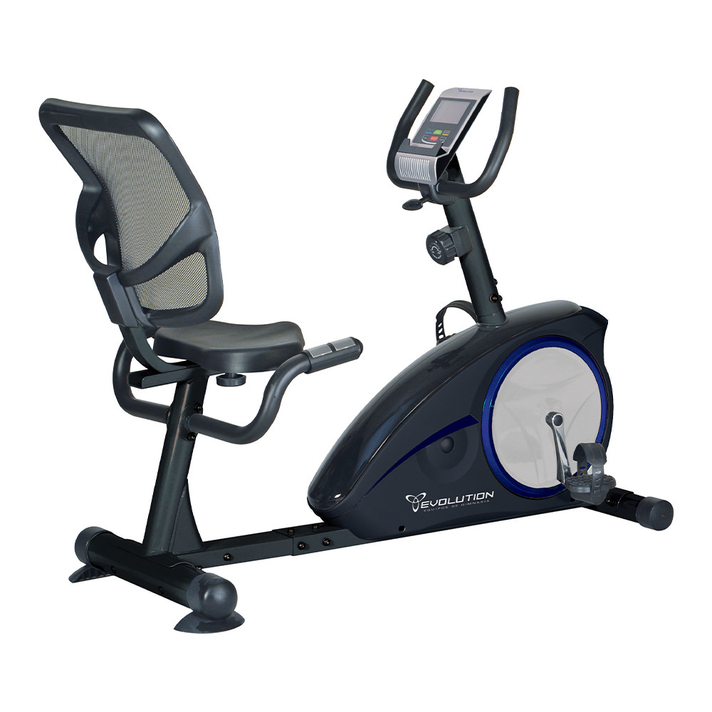 BICICLETA HORIZONTAL EVOLUTION RB902 120KG DISCO 5KG- NGO