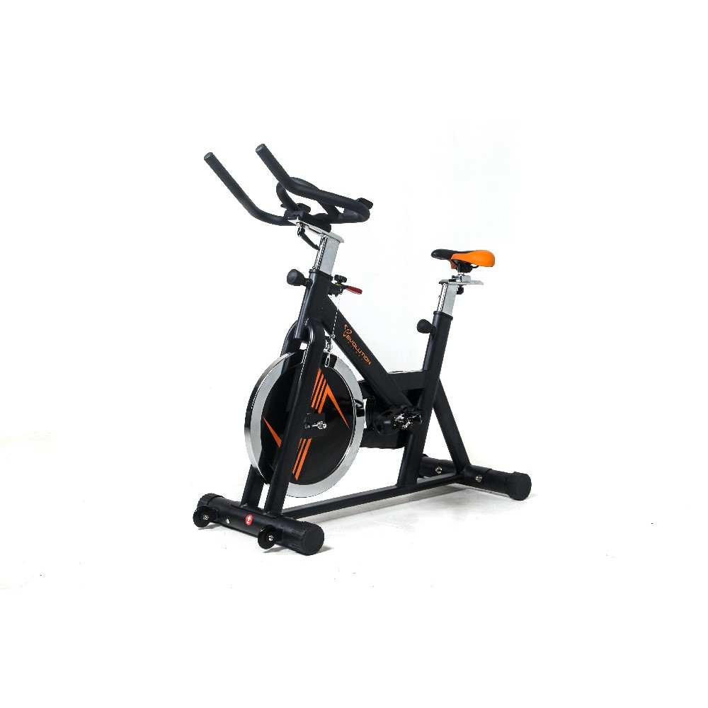 BICICLETA SPINNING SEMI PROFESIONAL EVOLUTION SP2600 130KG DISCO 20KG- NGO