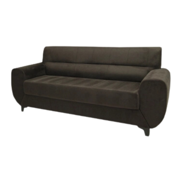SOFA BELEN 3 2 LUGARES ABBA MARRON + MESA CENTRO SLIM