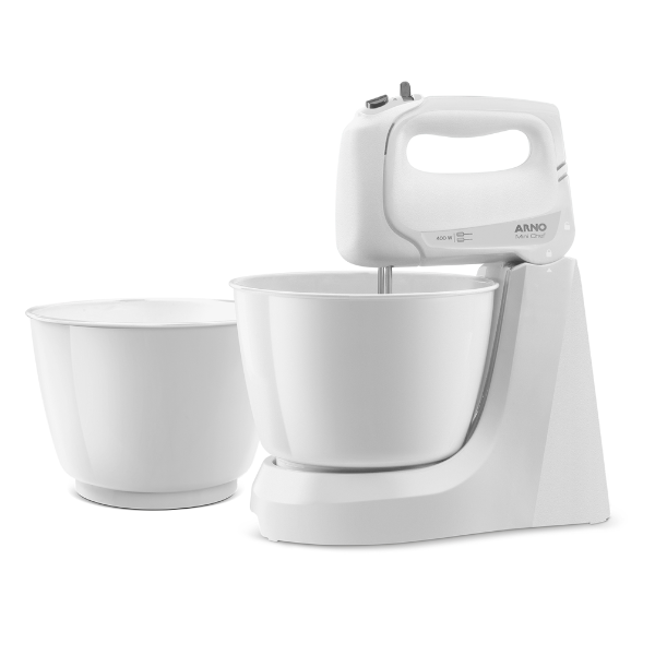BATIDORA MINI CHEF ARNO H10 C/ 2 BOWL BLANCO 400W