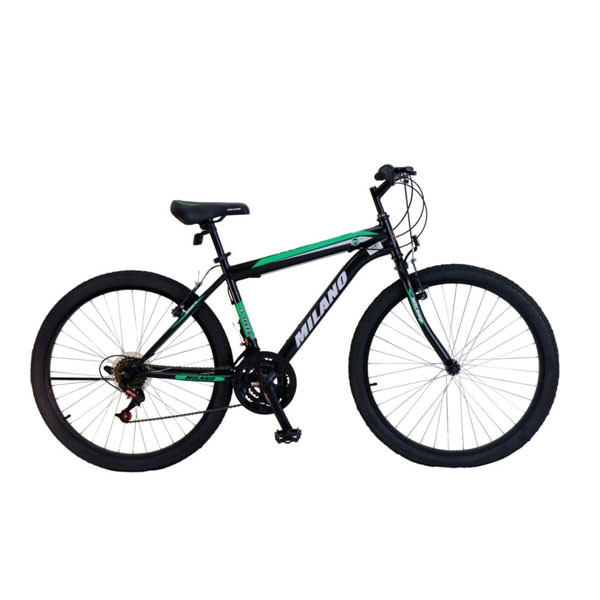 BICICLETA MILANO ACTION 26" NEGRO 18V