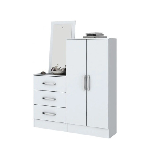COMODA BRIZ B700 BLANCO 3 CAJONES 2PZ INVERFIN