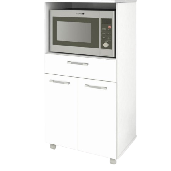 MUEBLE P/HORNO MICROONDAS DUPLO BLANCO INVERFIN