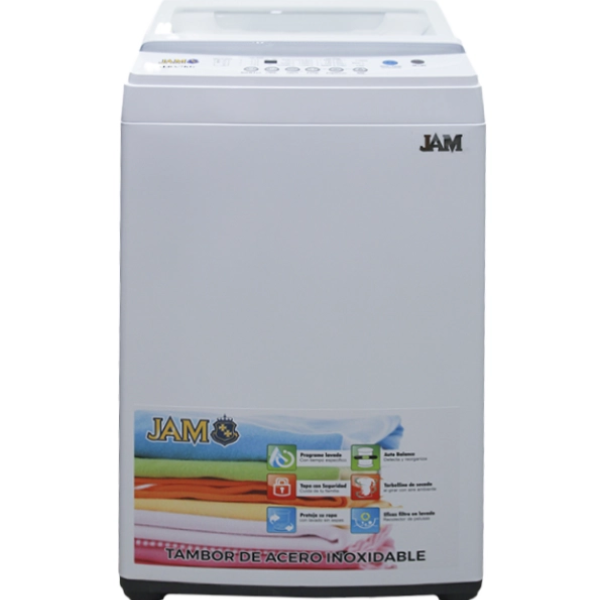 LAVARROPAS JAM AUTOMATICO ALBA 7KG CARGA SUPERIOR BLANCO