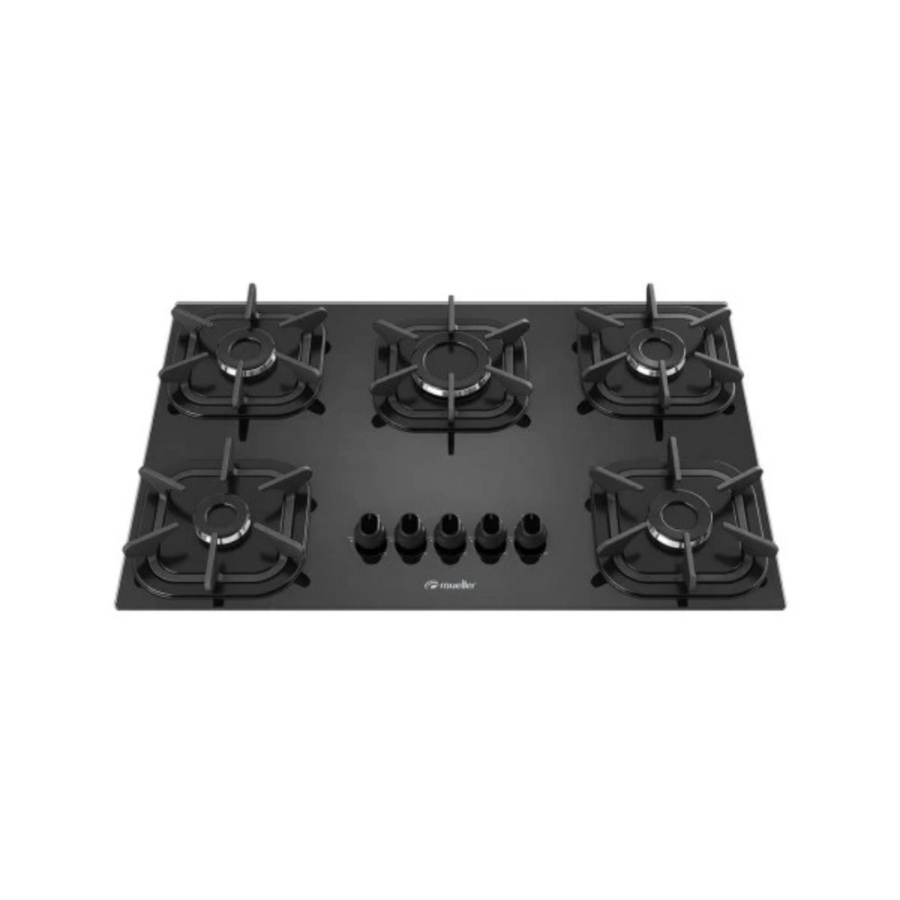 ANAFE MUELLER 5H COOKTOP NEGRO EMPOTRABLE -CON ENCENDIDO AUTOMATICO