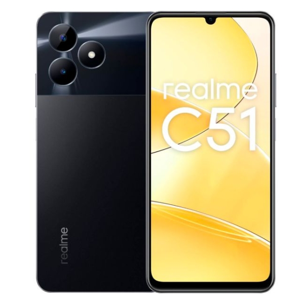 CELULAR REALME C51 RMX3830 4GB/128GB MIGHTY BLACK