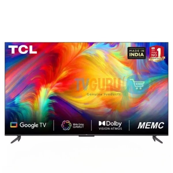 TV TCL SMART 50" 4K UHD GOOGLE TV FRAMELESS 50P635 AIPQ2.0, OK GOOGLE