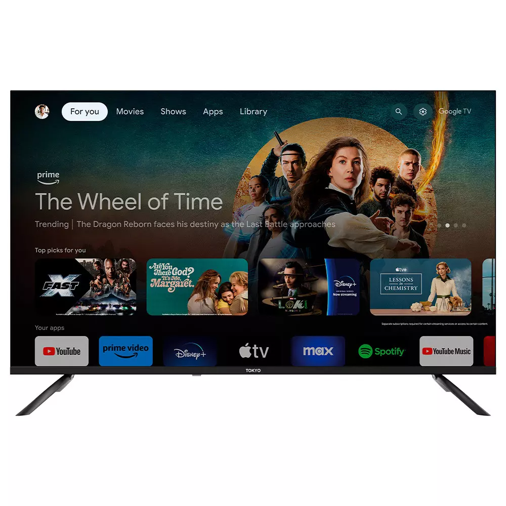 TV TOKYO SMART 50 GOOGLE TV 5.0 4K FRAMELESS C/ CHROMECAST INCLUIDO