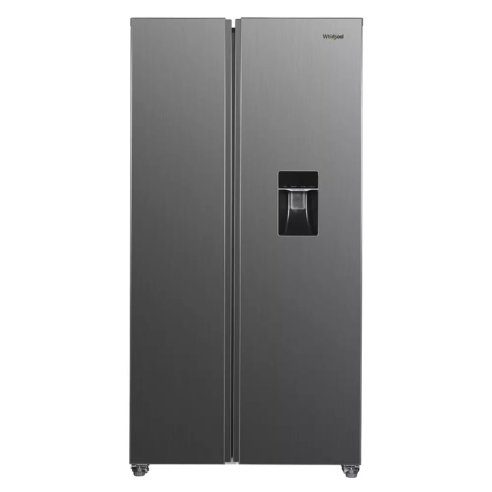 HELADERA WHIRLPOOL SIDE BY SIDE 518L INOX INVERTER FRIO RS955FDWX