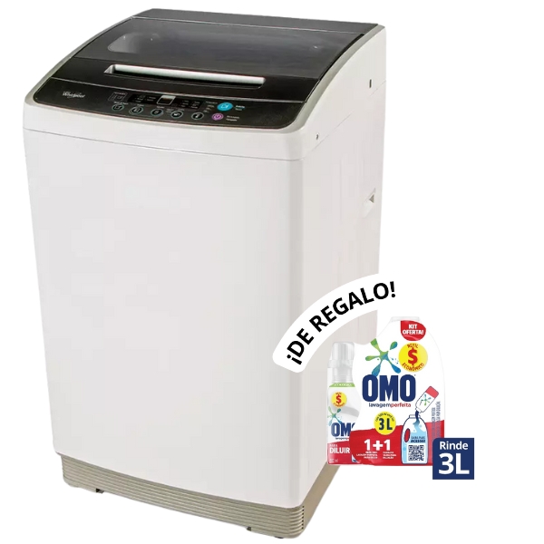 LAVARROPAS WHIRLPOOL 10.1K C/SUPERIOR BLANCO WWI10AW9LS SOLO AGUA FRIA